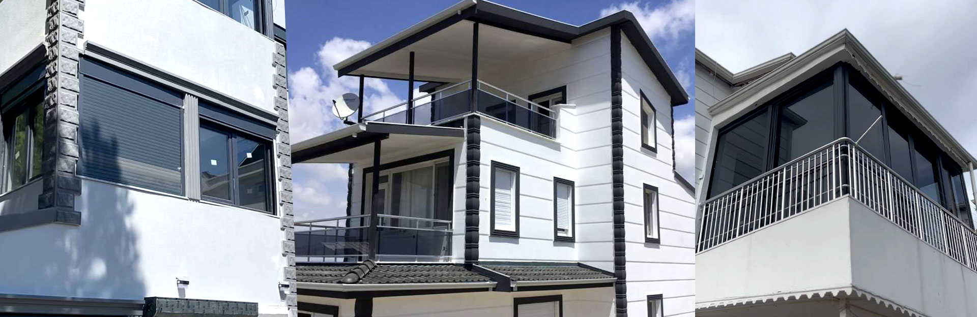 Motorlu panjur, ısı camlı pencere ve giyotin